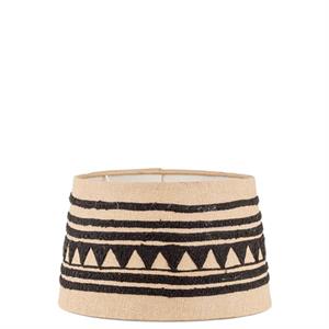 Nkuku Yongana Jute Pattern Lampshade Medium